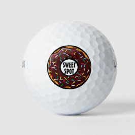 Funny Doughnut Sweet Spot Golfball