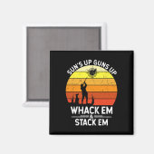 Funny Dove Jagd - Taubenjagd Saison Magnet (Vorderseite/Rückseite)