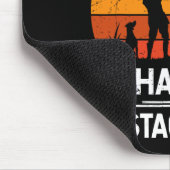 Funny Dove Jagd - Taubenjagd Saison Mousepad (Ecke)