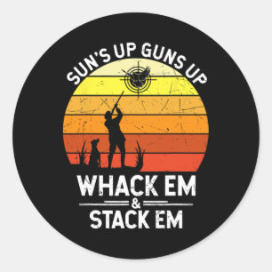 Funny Dove Jagd - Taubenjagd Saison Runder Aufkleber