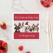 Funny Dover Lovers | mit Name Serviette (Beispiel)