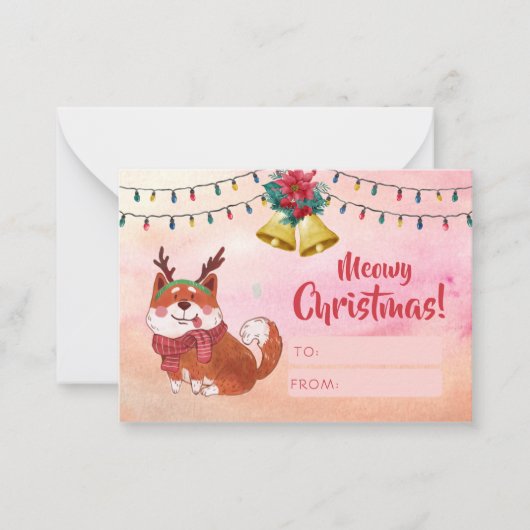 Funny Dovers Liebhaber Ferien Personalisiert Weihn Mitteilungskarte (Vorderseite)