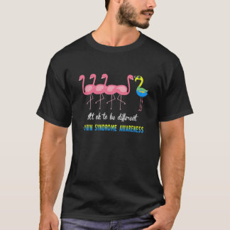 Funny-Down-Syndrom-Bewusstsein, um anders zu sein T-Shirt