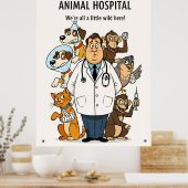 Funny Dr. Noah's Ark Poster (Küche)