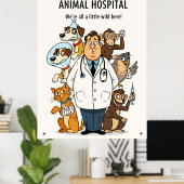 Funny Dr. Noah's Ark Poster (Heimbüro)
