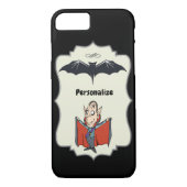 Funny Dracula Flying Black Bat Personalize Case-Mate iPhone Hülle (Rückseite)