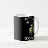 Funny Drag Racing For Girls Kid Drag Racer Driftin Kaffeetasse (VorderseiteRechts)