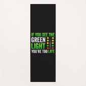 Funny Drag Racing Weihnachtsbaum Drag Racer Yogamatte (Vorderseite)