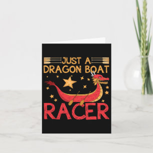 Funny Dragon Boat Racer Meerjungfrau Ausbildung Gi Karte