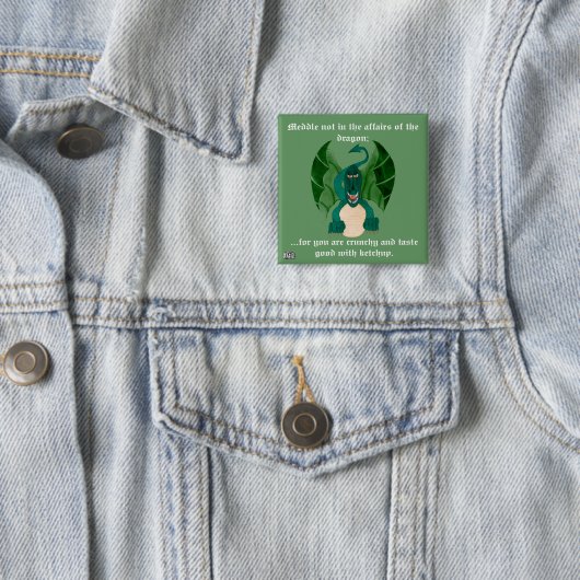 Funny Dragon Button (Beispiel)