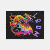 Funny Dragon Loom Lovers für Männer Frauen stellen Fleecedecke (Vorderseite (Horizontal))