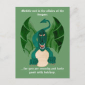Funny Dragon Postkarten (Vorderseite)