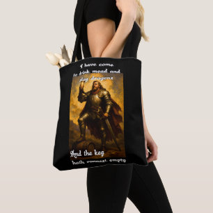 Funny Dragon slayer meker drinker Spaß Fantasy Art Tasche
