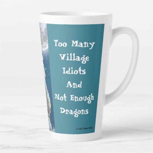 Funny Dragon Tall Mug Milchtasse (Rechts)