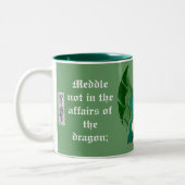 Funny Dragon Tasse (Links)