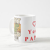 Funny Dragon Vater. - Bester Vater je. Papa Kaffeetasse