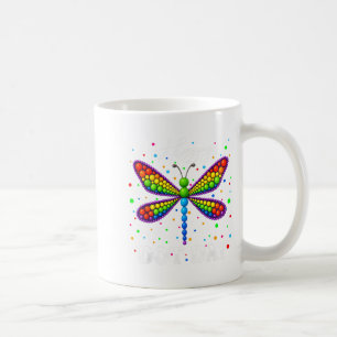 Funny Dragonfly Lover Polka Dots Happy Dot Day Boy Kaffeetasse