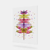 Funny Dragonfly Weihnachtsbaum Acrylschild (Winkel)