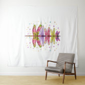 Funny Dragonfly Weihnachtsbaum Wandteppich (Beispiel (Horizontal))