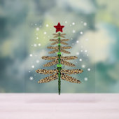 Funny Dragonfly Weihnachtsbaumschmuck Leopard Acrylschild (Neutral)