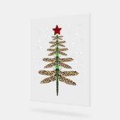 Funny Dragonfly Weihnachtsbaumschmuck Leopard Acrylschild (Winkel)