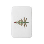 Funny Dragonfly Weihnachtsbaumschmuck Leopard Badematte (Vorderseite Vertikal)