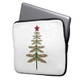 Funny Dragonfly Weihnachtsbaumschmuck Leopard Laptopschutzhülle (Vorderseite Links)