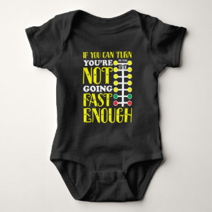 Funny Dragster Fahrer Rennfahrer Enthusiast Baby Strampler
