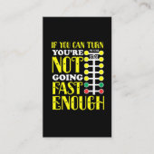 Funny Dragster Fahrer Rennfahrer Enthusiast Visitenkarte (Vorderseite)