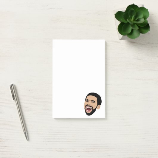 Funny Drake Cry, Funny Art meme Post-it Klebezettel (Büro)