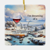 Funny Dreamy Weinkultur und Erde Keramikornament (Vorderseite)