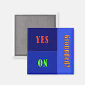 Funny Dreh Magnet - Grundstatus (Vorderseite/Rückseite)