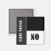 Funny Dreh Magnet - Light Switch Status (Vorderseite/Rückseite)