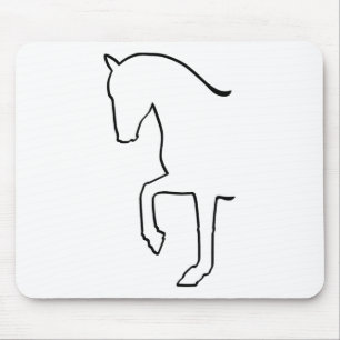 Funny Dressage Reitpferd Geschenk für Wom Mousepad