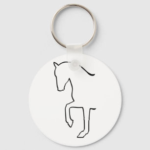 Funny Dressage Reitpferd Geschenk für Wom Schlüsselanhänger