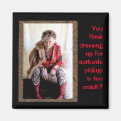 Funny Dressing Up für Curbside Lieferwagen Magnet (Vorne)
