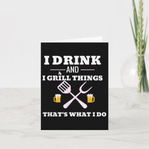 Funny Drink Beer Grill Shirt Vater Fathers Day Gif Karte