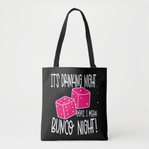 Funny Drink Bunco Night Tasche