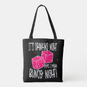 Funny Drink Bunco Night Tasche (Rückseite)