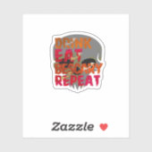 Funny Drink Eat Be Scary Halloween Design Creative Aufkleber (Blatt)