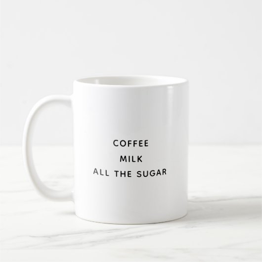 Funny Drink Preference Kaffeetasse (Links)