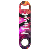 Funny Drink Zitat Abstrakte Unterwasserkristalle Speed Flaschenöffner (Rückseite)