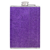 Funny Drinking Quotes Glitzer Sparkle Glam Stilvol Flachmann (Rückseite)