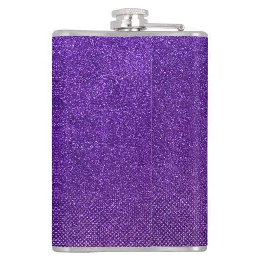 Funny Drinking Quotes Glitzer Sparkle Glam Stilvol Flachmann (Rückseite)