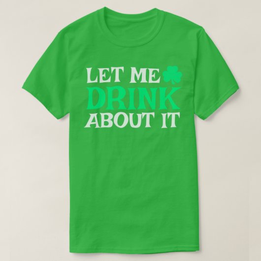 FUNNY DRINKING T-Shirt (Design vorne)