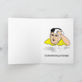 funny drivers test congratulations karte (Innenseite)