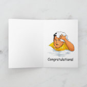 funny drivers test congratulations karte (Innenseite)