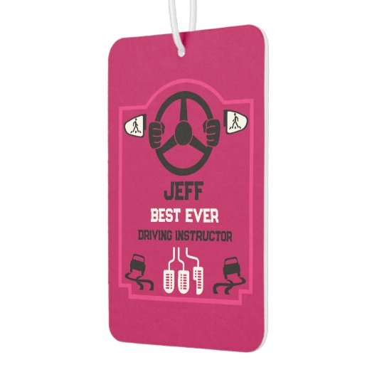 Funny Driving Instructor Gift Autolufterfrischer (Links)