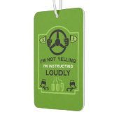 Funny Driving Instructor Gift Autolufterfrischer (Links)