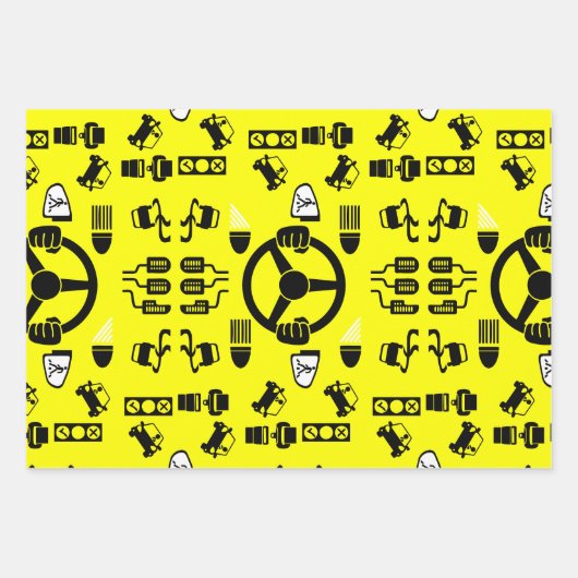 Funny Driving Instructor Gift Geschenkpapier Set (Vorderseite 2)